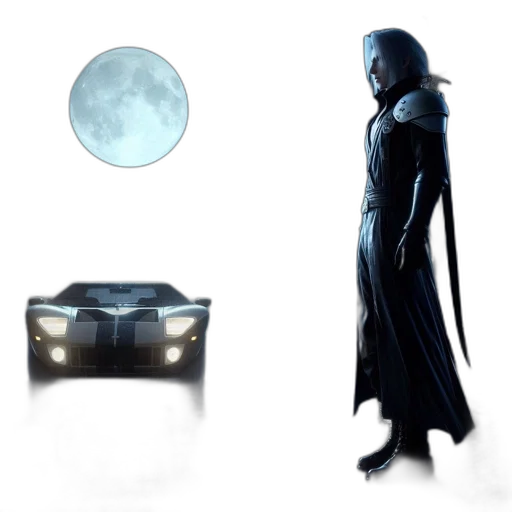 car, concept art, 3d render, fantasy art transparent PNG cut-out