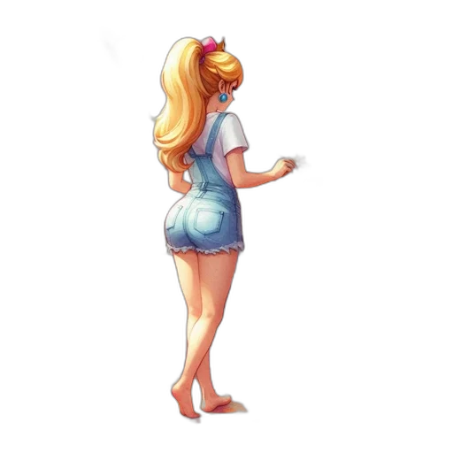 dress, staff, crown, pixel art transparent PNG cut-out