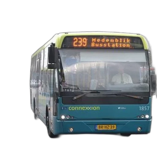 3d render, photorealistic, connexxion, bus transparent PNG cut-out