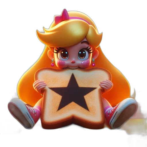 crown, staff, 3d render, concept art transparent PNG cut-out