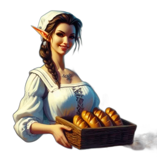food, staff, fantasy art, concept art transparent PNG cut-out