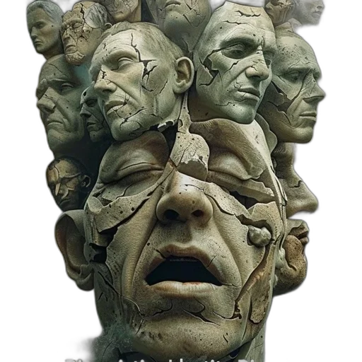 mask, face, crown, concept art transparent PNG cut-out