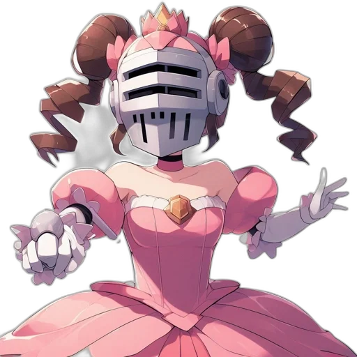robot, crown, mask, dress transparent PNG cut-out