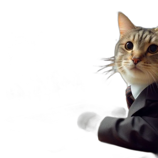 staff, animal, photorealistic, 3d render transparent PNG cut-out