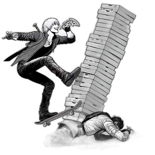 jacket, furniture, weapon, comic book art transparent PNG cut-out