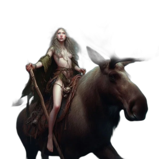 animal, fantasy art, concept art, photorealistic transparent PNG cut-out