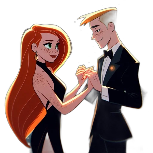 dress, cartoon, concept art, comic book art transparent PNG cut-out