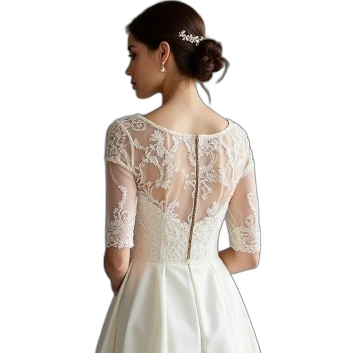 dress, line, princess, bateau transparent PNG cut-out