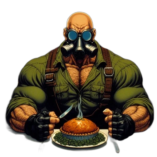 food, jacket, comic book art, concept art transparent PNG cut-out