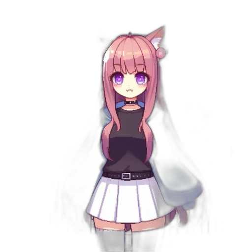 dress, staff, creature, weapon transparent PNG cut-out