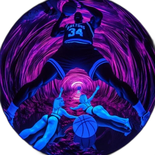 mask, vaporwave, comic book art, concept art transparent PNG cut-out
