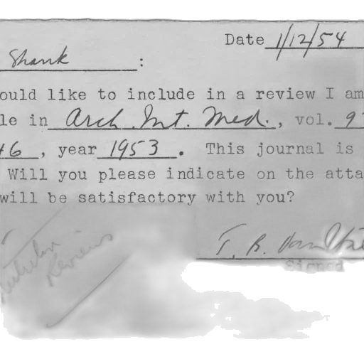 staff, handwritten, note, 1954 transparent PNG cut-out