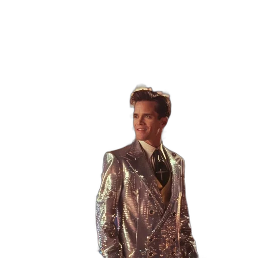 jacket, dress, staff, robot transparent PNG cut-out