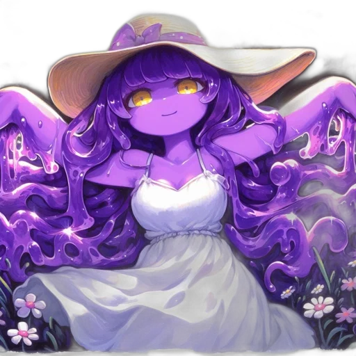 dress, hat, flower, crown transparent PNG cut-out