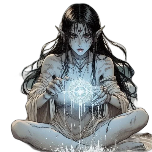 jewelry, fantasy art, comic book art, concept art transparent PNG cut-out