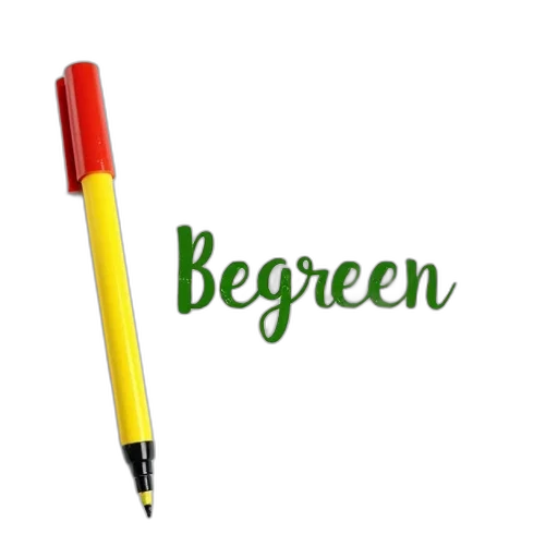 3d render, photorealistic, green, yellow transparent PNG cut-out