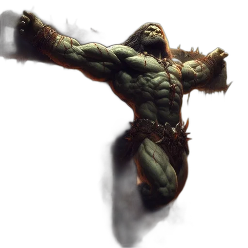 weapon, sword, staff, creature transparent PNG cut-out
