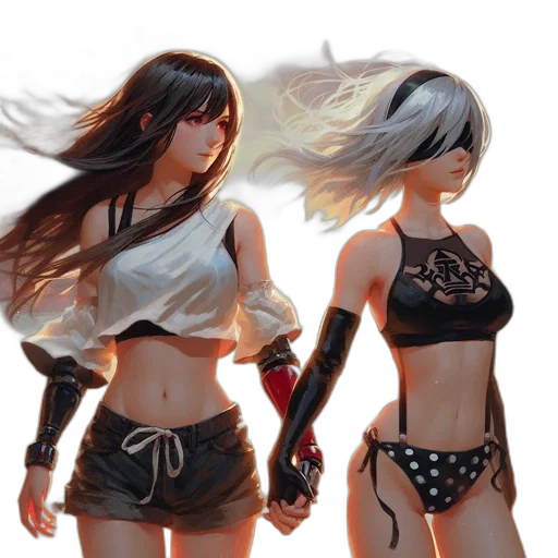 concept art, comic book art, fantasy art, anime transparent PNG cut-out