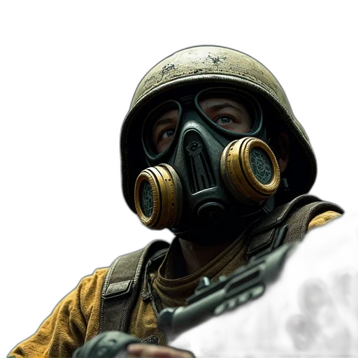 mask, face, weapon, staff transparent PNG cut-out