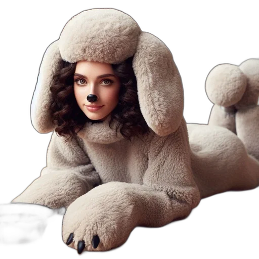 creature, animal, 3d render, photorealistic transparent PNG cut-out