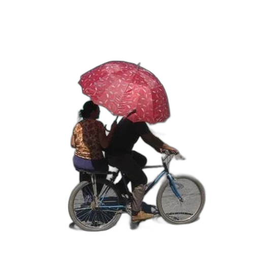 umbrella, jacket, hat, photorealistic transparent PNG cut-out