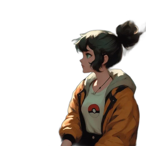 jacket, face, staff, mask transparent PNG cut-out