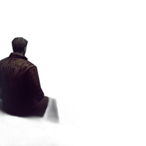 jacket, robot, staff, creature transparent PNG cut-out