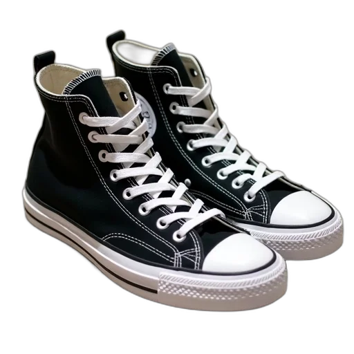 shoes, photorealistic, 3d render, monochrome transparent PNG cut-out