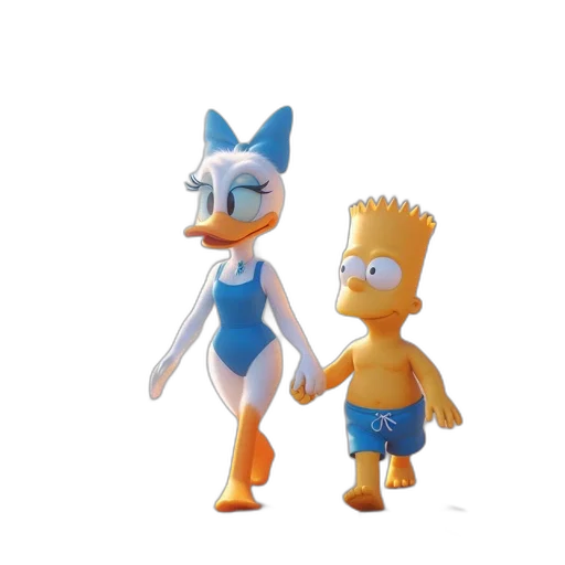 3d render, concept art, cartoon, underwater transparent PNG cut-out