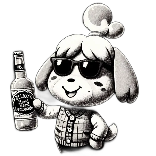 jacket, animal, bottle, cartoon transparent PNG cut-out