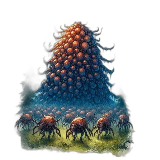 tree, hair, crown, creature transparent PNG cut-out