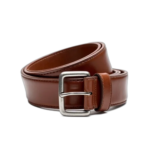 jewelry, brown, leather, belt transparent PNG cut-out