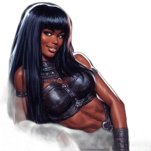 concept art, comic book art, fantasy art, photorealistic transparent PNG cut-out