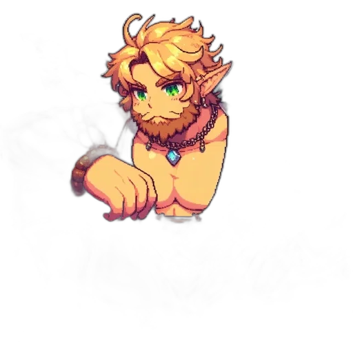 staff, creature, dragon, crown transparent PNG cut-out