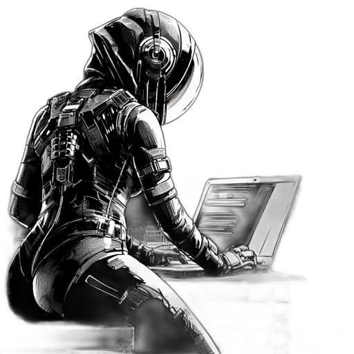 jacket, robot, cyberpunk, concept art transparent PNG cut-out