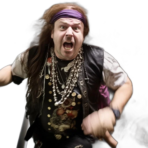 hair, excited, man, shouts transparent PNG cut-out