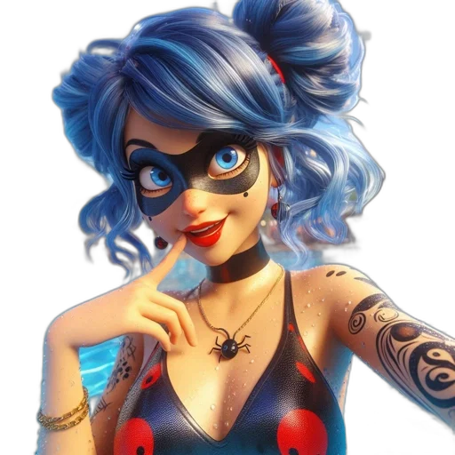 face, comic book art, concept art, cartoon transparent PNG cut-out