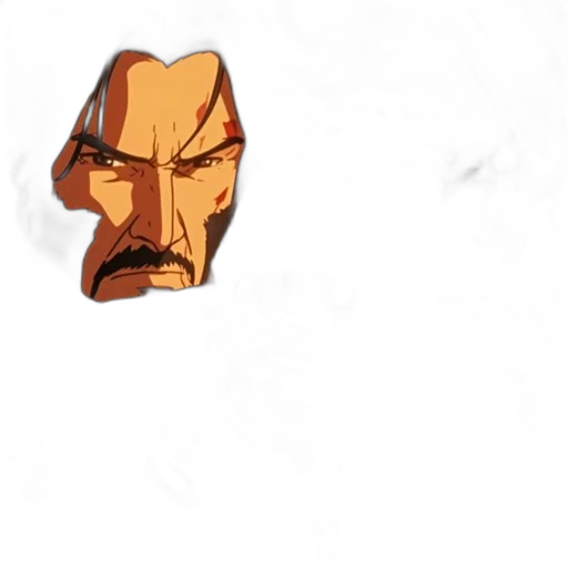 face, mask, staff, creature transparent PNG cut-out