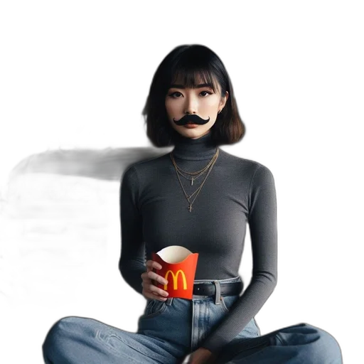 food, face, robot, staff transparent PNG cut-out
