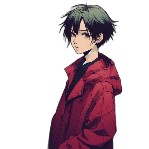jacket, staff, face, umbrella transparent PNG cut-out