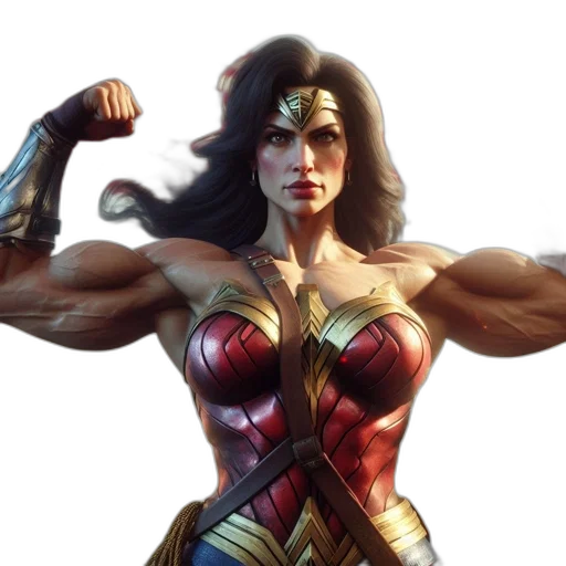 comic book art, concept art, fantasy art, 3d render transparent PNG cut-out