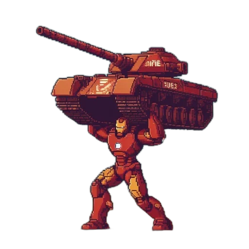 robot, weapon, animal, car transparent PNG cut-out