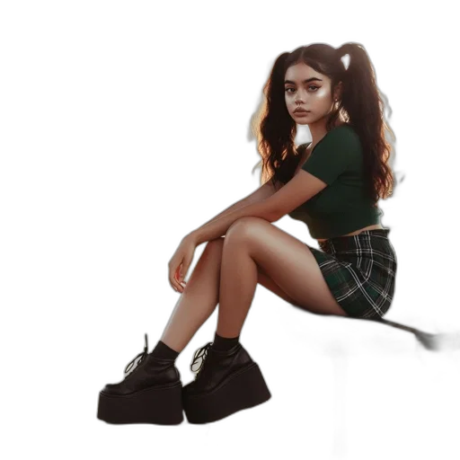 shoes, dress, hair, concept art transparent PNG cut-out