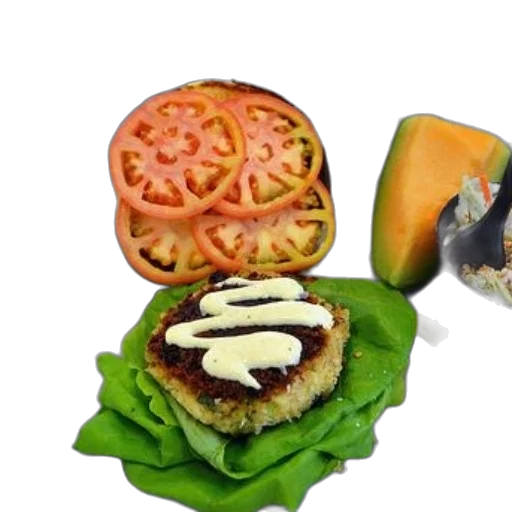 food, sandwich, lettuce, tomato transparent PNG cut-out