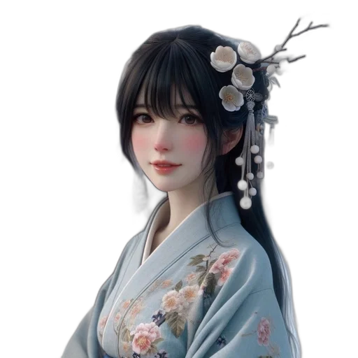staff, face, dress, fantasy art transparent PNG cut-out