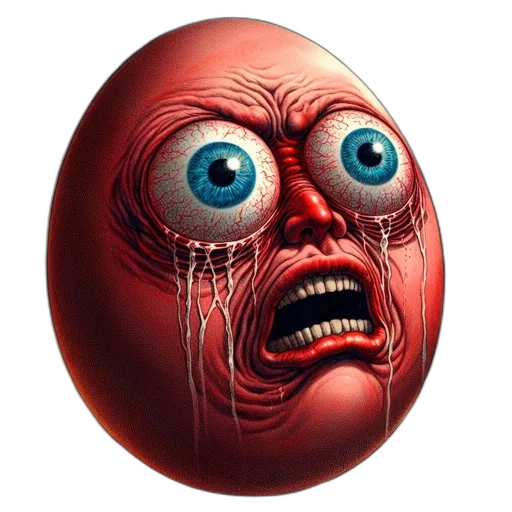 face, creature, mask, photorealistic transparent PNG cut-out