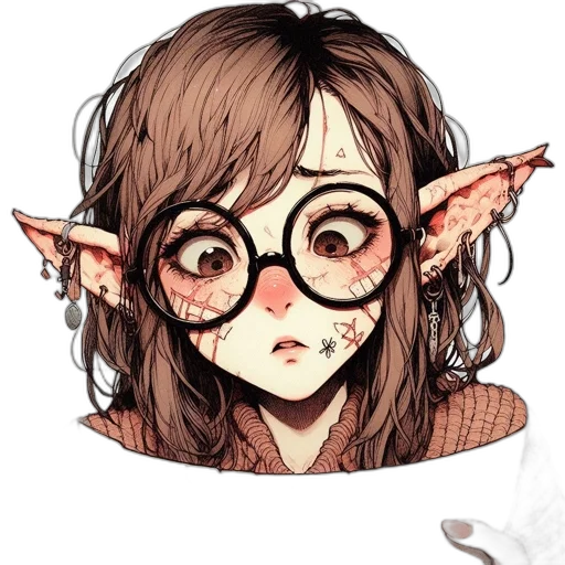 mask, face, creature, staff transparent PNG cut-out