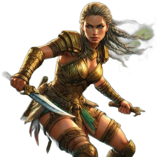 sword, staff, weapon, fantasy art transparent PNG cut-out