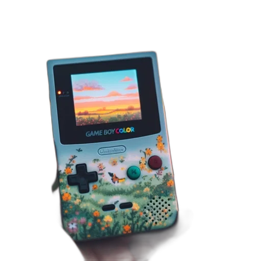pixel art, vaporwave, 3d render, individual transparent PNG cut-out