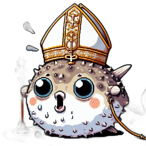 crown, concept art, pixel art, 3d render transparent PNG cut-out